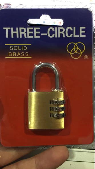Three Cırcle 3 Basmaklı Şifreli Asma Kilit 30 Mm - 5