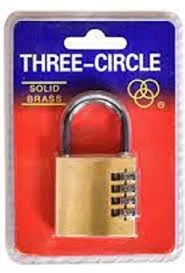 Three Cırcle 3 Basmaklı Şifreli Asma Kilit 30 Mm - 2