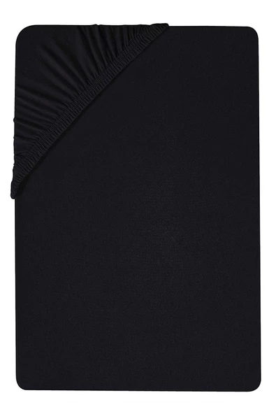 120 x 200 x 30 Cm Düz Pamuklu Tek Kişilik Lastikli Fitted Penye Çarşaf