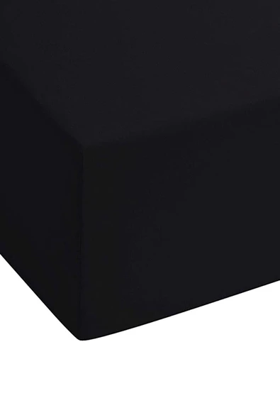 120 x 200 x 30 Cm Düz Pamuklu Tek Kişilik Lastikli Fitted Penye Çarşaf - 2