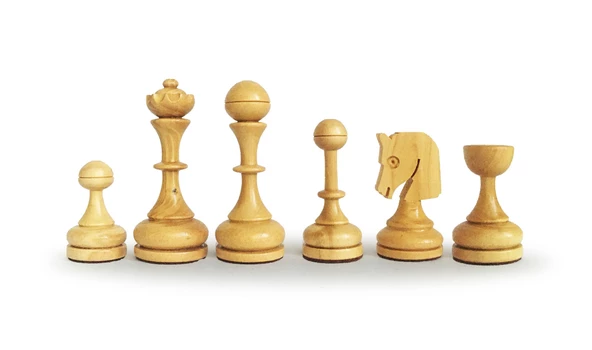 El Yapımı Şimşir Satranç Taşı Nazik At 85mm Krem-Kahve - 2