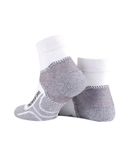 Thermoform Unisex Walking Patik Çorap Beyaz - 5