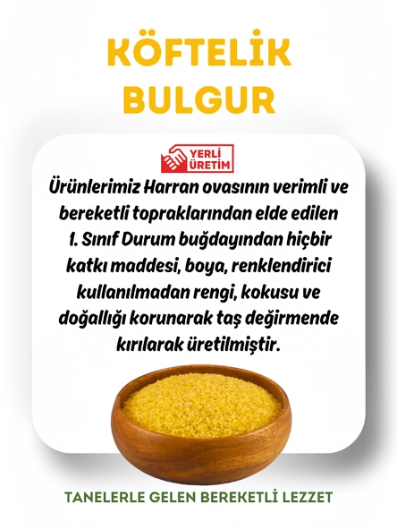 Mytat Doğal Yerli Üretim Köftelik Bulgur 1 kg - 4