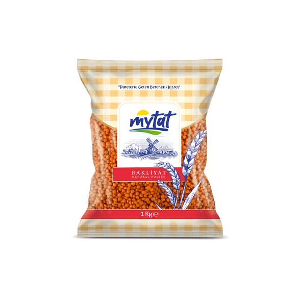 Mytat Doğal Yerli Üretim Kırmızı Futboltane Mercimek 1 kg - 3