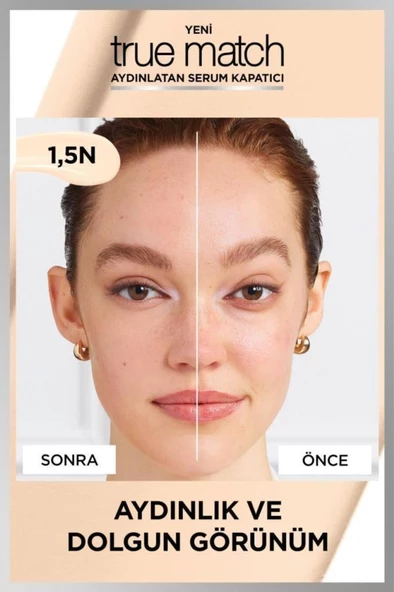 Loreal Paris True Match Aydınlatan Serum Kapatıcı - 1.5N 11 ml - Resim 6