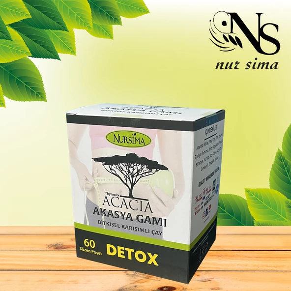 Acacia Akasya Gamı Çayı + Akasya Gamı Şurubu 2024 Detox Seti - 2