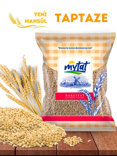 Mytat Doğal Yerli Üretim Aşurelik Cumhuriyet Buğdayı 1 kg - 2
