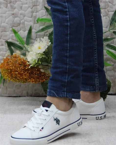 U.s. Polo Assn. Teo Tex 4Fx Erkek Beyaz Sneaker Ayakkabı - 6