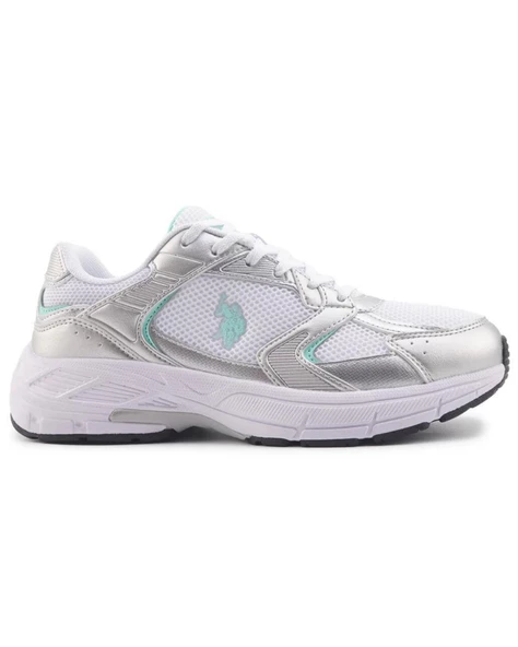 U.s. Polo Assn. Felix Wmn 4Fx Kadın Beyaz-A.Gri-Yeşil Sneaker Ayakkabı