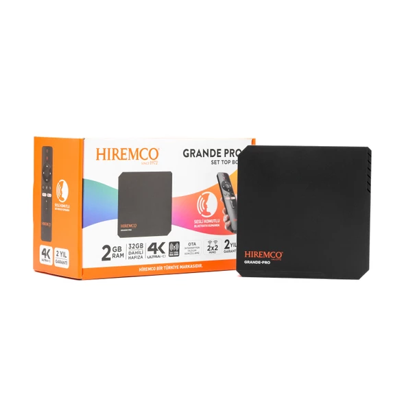 Hiremco Grande Pro 2-32 GB Android Box