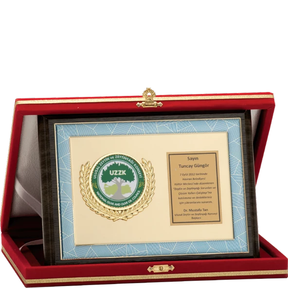 ODAK KUPA - Ahşap Plaketler - PL-121 B - 15x20 cm