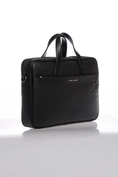 Pierre Cardin Erkek Evrak Çantası Siyah Pc001168 - Resim 2