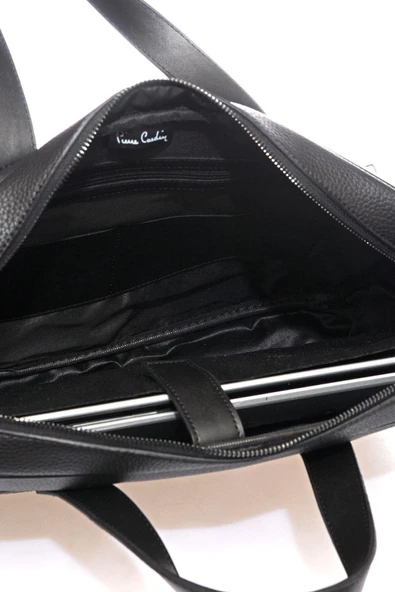 Pierre Cardin Erkek Evrak Çantası Siyah Pc001168 - Resim 4