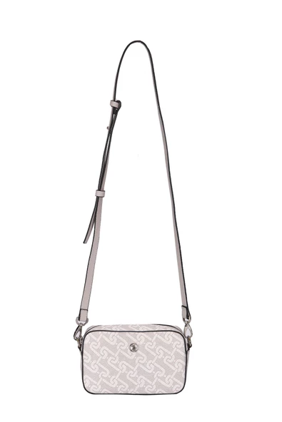 U.S. Polo Assn. Çapraz Askılı Kadın Çanta Beyaz-Gri Us24121