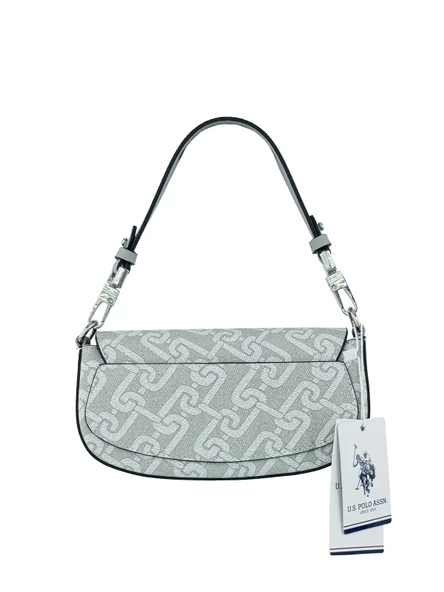 U.S. Polo Assn. Kadın Çapraz Askıl Çanta Beyaz - Gri Us24115 - Resim 3