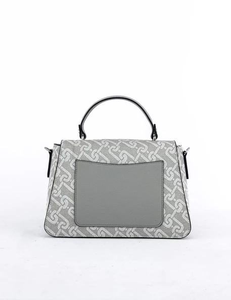 U.S. Polo Assn. Çapraz Askılı Kadın Çanta Beyaz-Gri Us24102 - 3