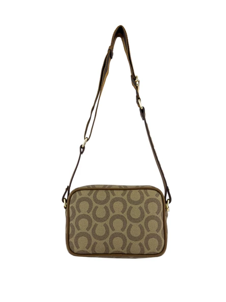 U.S. Polo Assn. Çapraz Askılı Kadın Çanta Koyu Bej Us24211 - 3