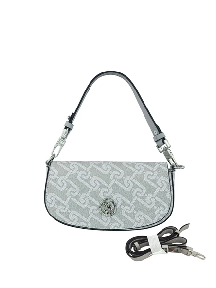 U.S. Polo Assn. Kadın Çapraz Askıl Çanta Beyaz - Gri Us24115 ürün görseli 1