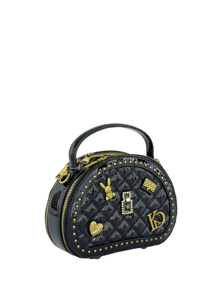 Kriste Bell Kadın Çanta Rugan Siyah 26723 - 2