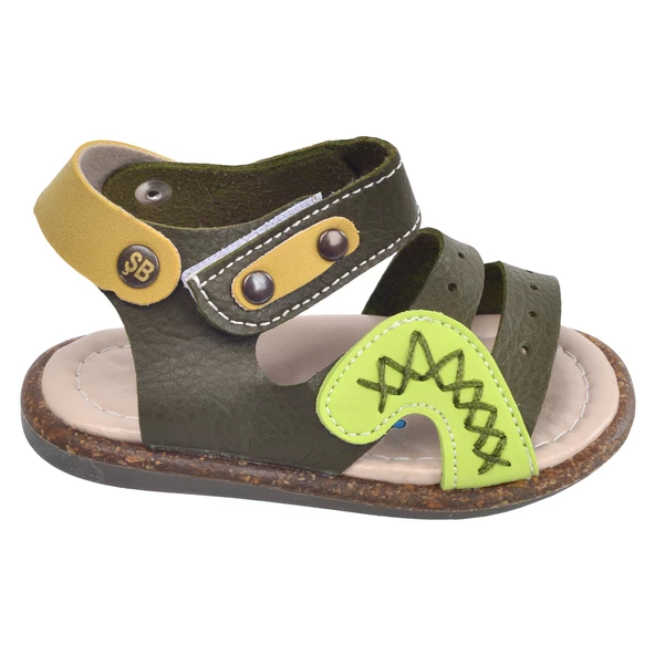 Kiko Kids Erkek Çocuk İlk Adım Sandalet Şb 2340-49 Haki - Yeşil