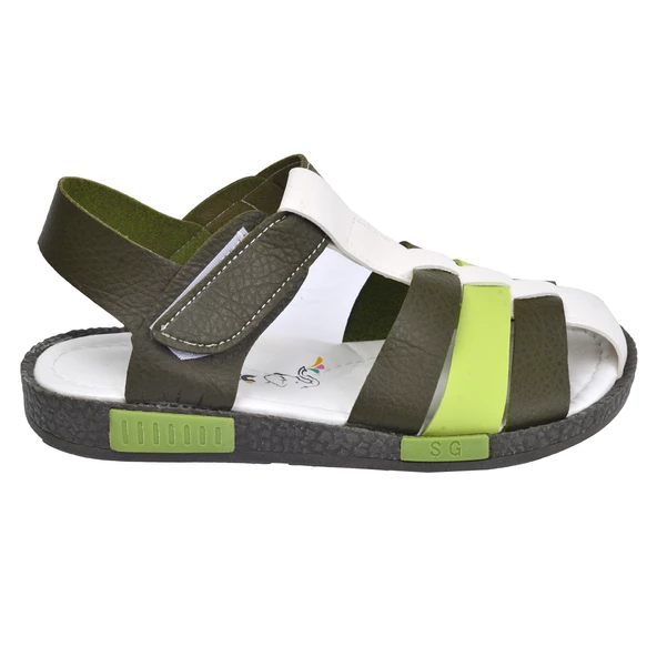 Kiko Kids Erkek Çocuk Sandalet Şb 2479-87 Haki - Yeşil - 2
