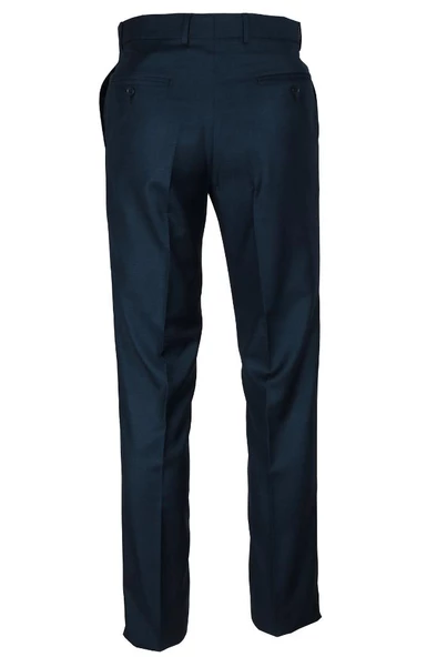 Erkek Lacivert Kumaş Pantolon Normal Kesim RAR01182 - 2