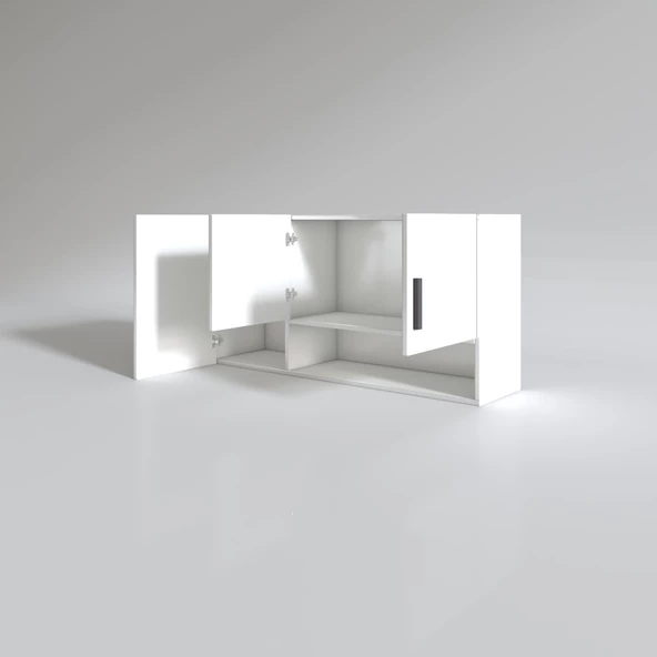 Kenzlife hazır mutfak mirandus22 byz 060X120X22 mutfak banyo dolabı kapaklı raflı - 2