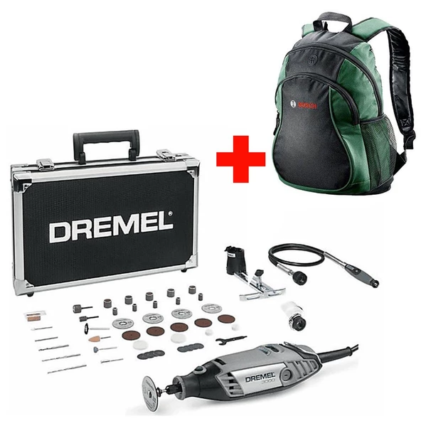 DREMEL 3000-3 /45 130 W Elektrikli Çok Amaçlı El Motoru - F0133000VF + Bosch Sırt Çantası