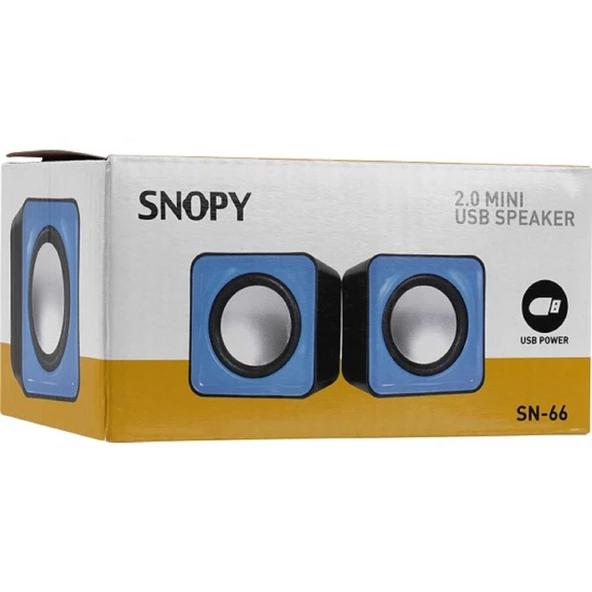 Snopy Sn-66 2.0 Renkli Usb Speaker Sn-66-M - 8