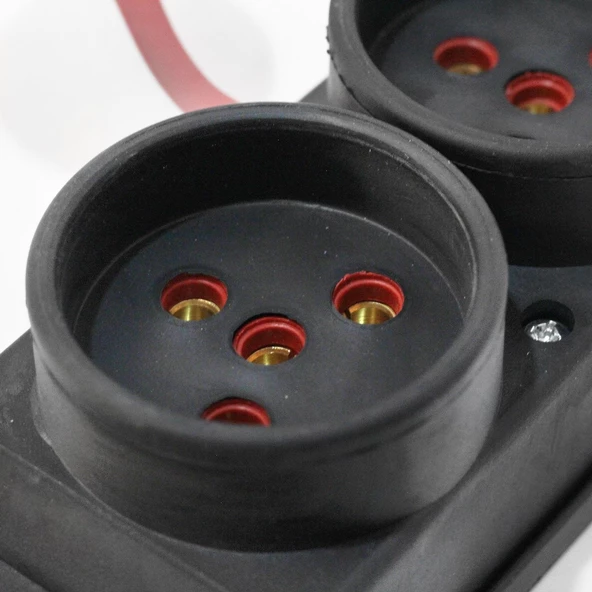 Asel Kauçuk Trifaze 2'Li Priz - Hrd-011392 - 2