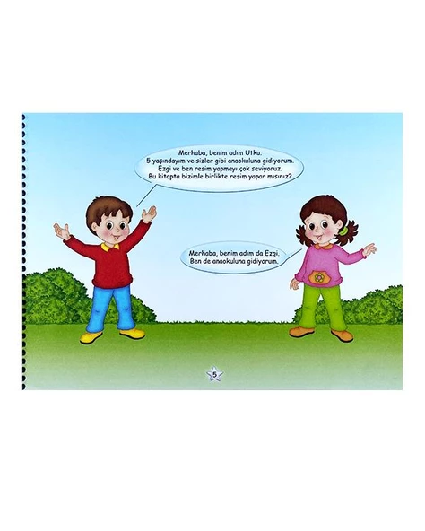 5 Yaş Benim İlk Aktivite Kitabım Mor Ünlü Çocuk - Resim 2