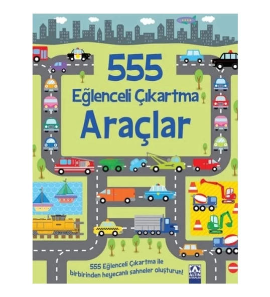 555 EĞLENCELİ ÇIKARTMA - ARAÇLAR