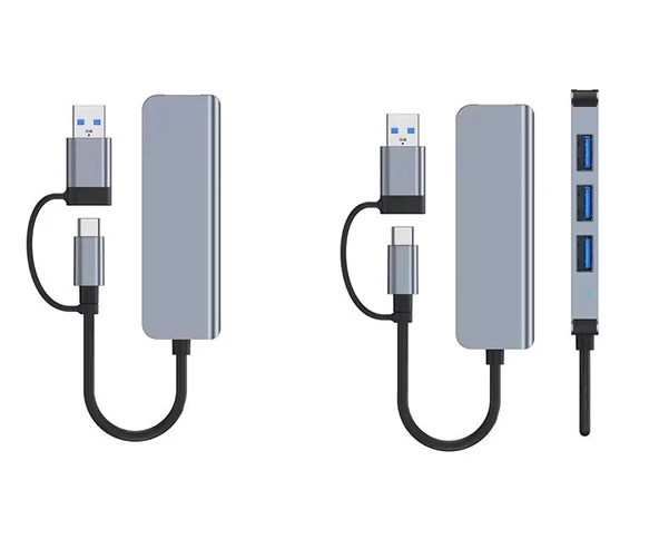 Concord BYL-2013TU 4 İn 1 Usb-A & Type-C Usb Hub Usb Çoğaltıcı - 2