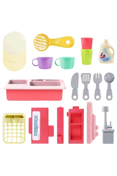 Minik Şefler Dikkat! İnteraktif Lavabo Oyun Seti ile Mutfakta Eğlence Var! - 4