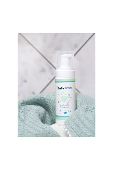 BABY İCON YENİ DOĞAN KÖPÜK ŞAMPUAN 150 ML - 2
