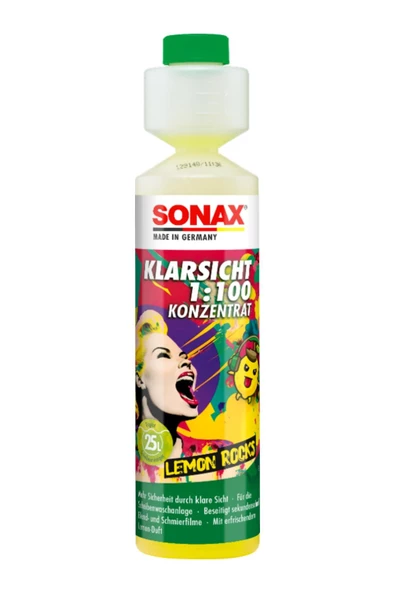Sonax Konsantre Cam Suyu Limon 1:100  250 ML - 2
