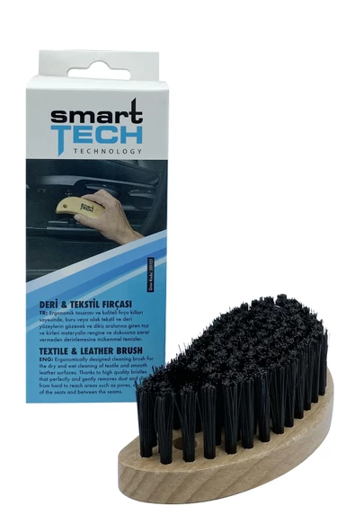 Smart Tech Deri & Tekstil Fırçası