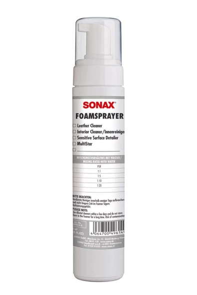 Sonax Köpük Püskürtücü Şişe 250 ml