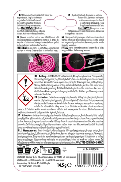 Sonax Oto Kokusu - Sweat Flamingo - 2