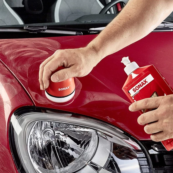 Sonax Renkli Nano Parlatıcı ve Koruyucu Cila Kırmızı 500 ml - 2