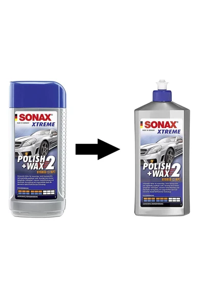 Sonax Xtreme Çizik Giderici Parlatıcı Cila Hybrid Npt 500 ml (No:2) - 2