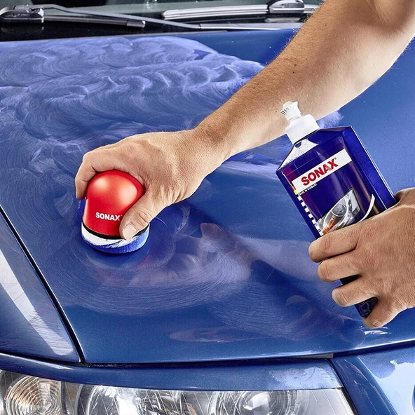 Sonax Renkli Nano Parlatıcı ve Koruyucu Cila Mavi 500 ml - 4