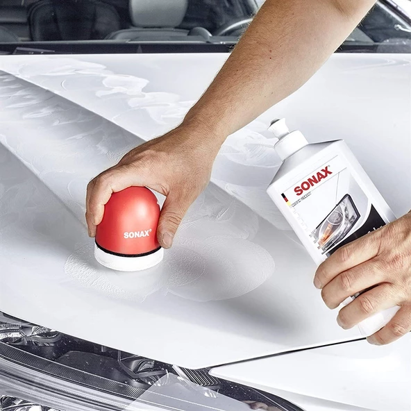 Sonax Renkli Nano Parlatıcı ve Koruyucu Cila Beyaz 500 ml - 4