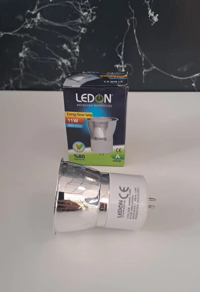 LEDON ÇANAK AMPUL 11W GÜN IŞIĞI İĞNE BACAK 220VOLT 550LÜMEN MR16