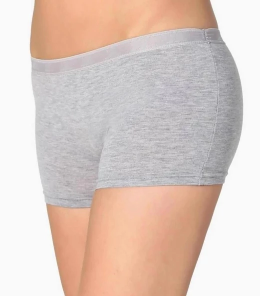 6 lı Paket Tutku Bayan Kısa Şort Boxer 0154 - 2