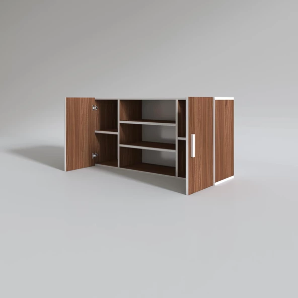 Kenzlife hazır mutfak honnor32 cvz 060*120*32 mutfak banyo dolabı kapaklı raflı - 2