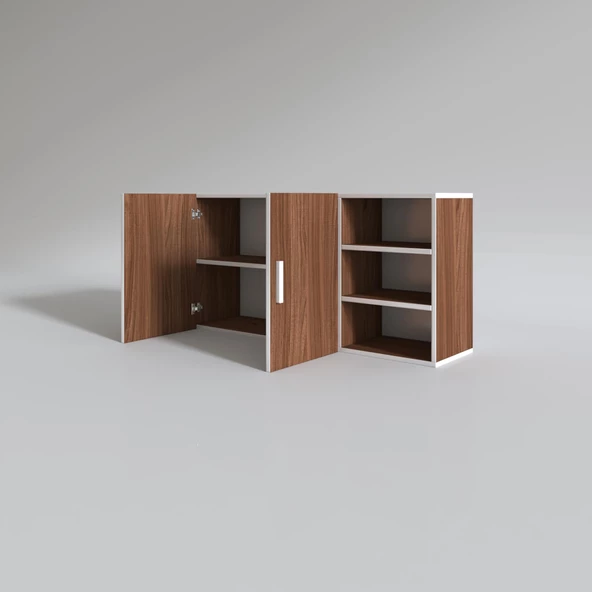 Kenzlife hazır mutfak fulvus22 cvz 060*120*22 mutfak banyo dolabı kapaklı raflı - 2