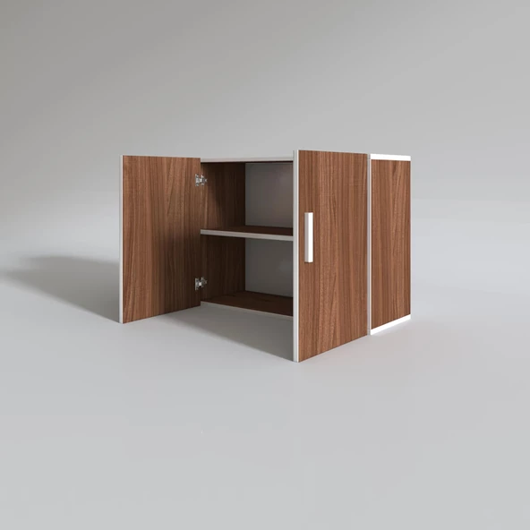 Kenzlife hazır mutfak castus22 cvz 060*120*22 mutfak banyo dolabı kapaklı raflı - 3