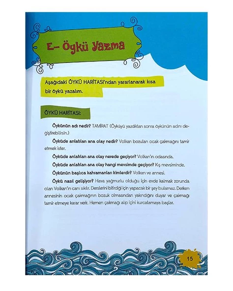 4. Sınıf Hem Okurum Hem Yazarım Öykü Tamamlama Yuva Yayınları - 2