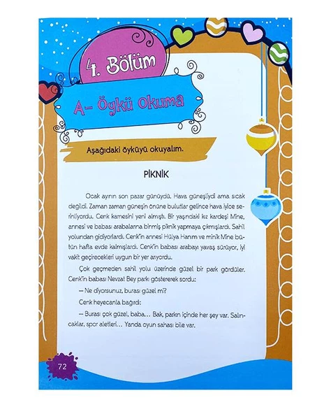 3. Sınıf Hem Okurum Hem Yazarım Öykü Tamamlama Yuva Yayınları - Resim 4